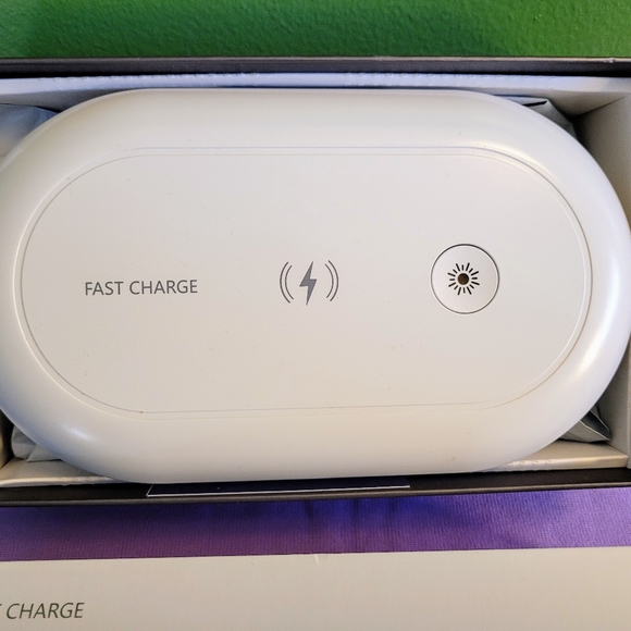 Mobile phone wireless charger and sanitizer - Picture 3 of 3